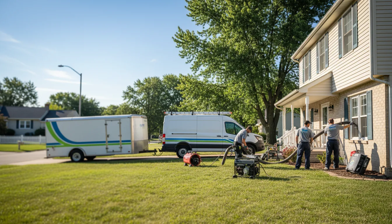 Flooded Basement Restoration And Cleanup With Repair in Deshler, OH near me